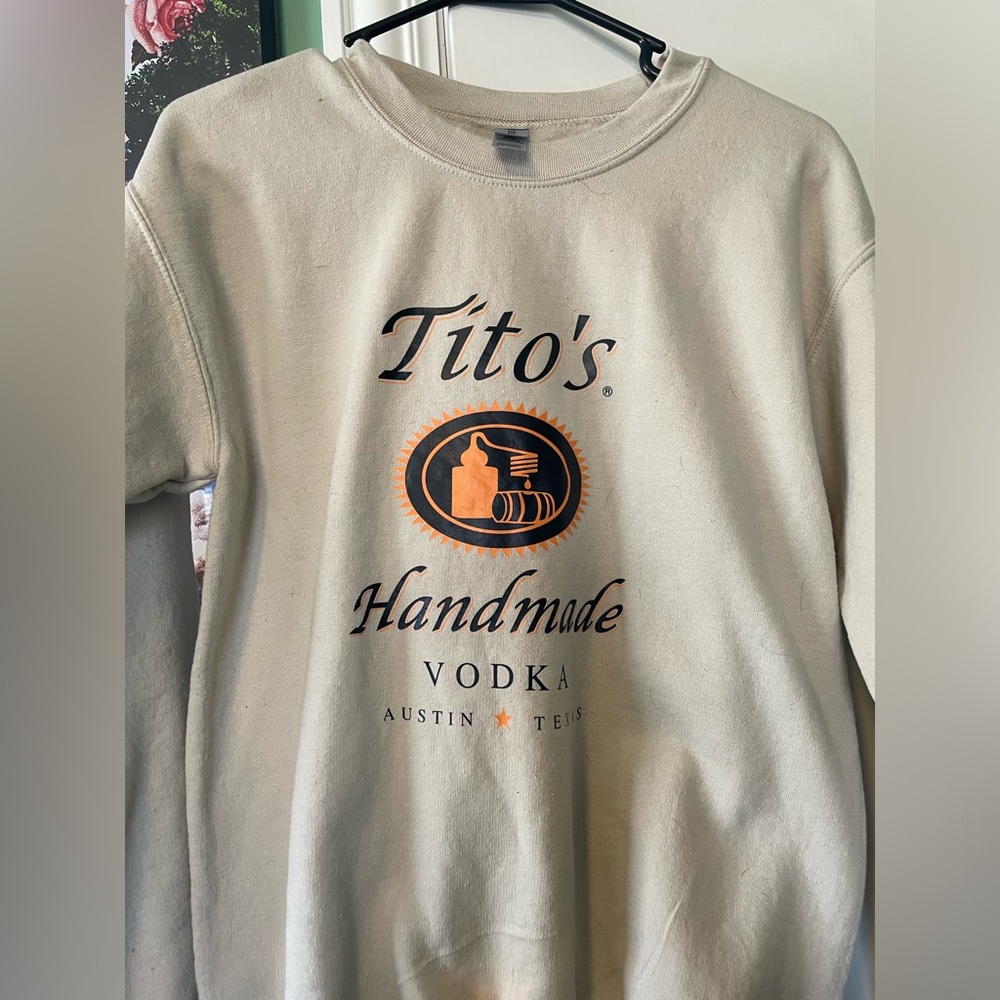 Tito’s pullover sweatshirt